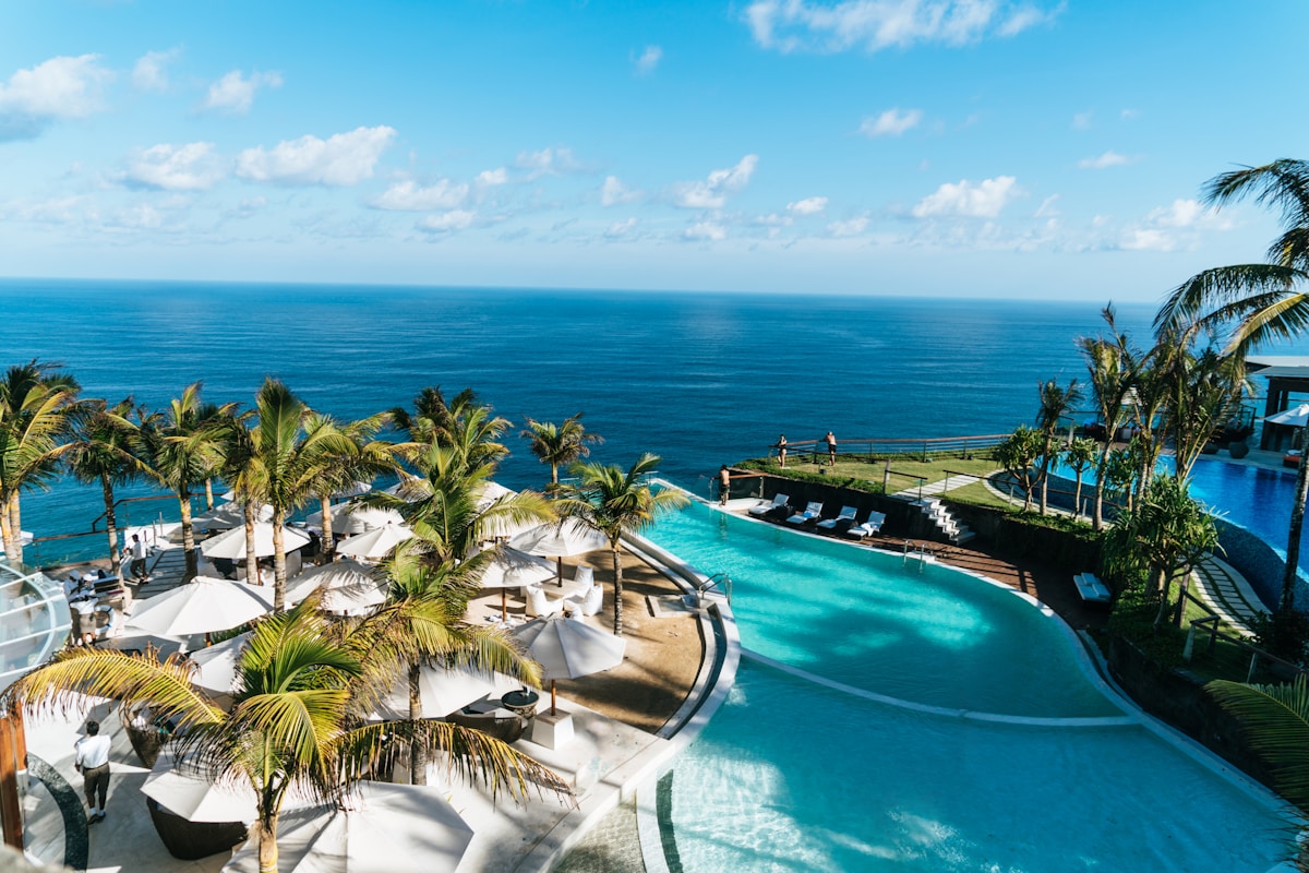 Serene coastal resort